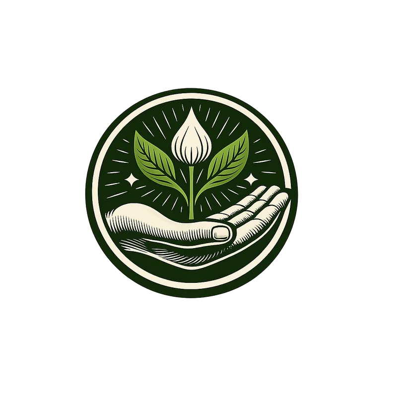 Khuda Ki Basti hand and plant mark